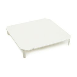 Kötődoboz fedél (MÜDK) négyzetes csavaros fehér műanyag 100mm x 100mm AK/TD 100 Dietzel - 000748