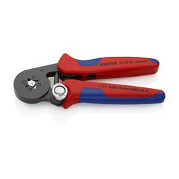 Krimp fogó önbeálló 0.08-10mm2 négyszögletes préselés-présforma mechanikus KNIPEX - 975304