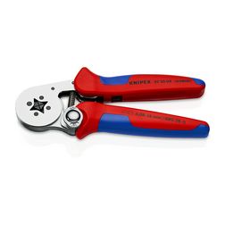 Krimp fogó önbeálló oldalsó bevezetéssel 0.08-10mm2 négyszögletes préselés-présforma KNIPEX - 975504