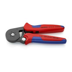 Krimp fogó önbeálló oldalsó bevezetéssel 0.08-16mm2 hatszögű-présforma mechanikus KNIPEX - 975314