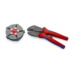 Krimp fogó saruhoz/érvéghüvelyhez 0.5-6mm2 ovális-présforma mechanikus MultiCrimp KNIPEX - 973302