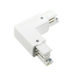 L-kanyarelem 3F világítási sínhez 16A bal 230-400V 3F falonkívüli fehér alumínium XTS 34-3 LIVAL - 19170343