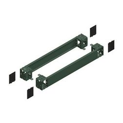 Lábazat első+hátsó elemek acél szürke 100mm-ma 1000mm-sz 1000mm-mé Spacial Schneider - NSYSPF10100