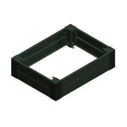 Lábazat első+hátsó elemek acél szürke 100mm-ma 600mm-sz 600mm-mé Spacial Schneider - NSYSPF6100