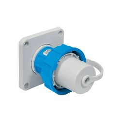 Lakókocsi csatlakozó 2P+E dugvilla beépíthető 16A 3P 230V(50+60Hz) kék műanyag TP ELEKTRIK - 3101-400-0900