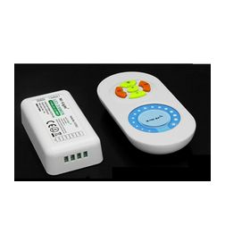 LED fényerőszabályzó LED-szalaghoz +távirányító 12/24VDC betét komplett házban IR 120VA Clearled - CL90007