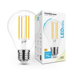 LED lámpa A60 DIM körte A filament 8W- 75W E27 1055lm 840 DIM 220-240V AC 35000h 360° 4000K Modee - ML-A60F4000K8WE27D