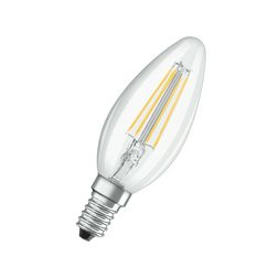 LED lámpa B35 gyertya filament 4W- 40W E14 470lm 827 220-240V AC 10000h 300° LVCLB40 LEDVANCE - 4058075438637