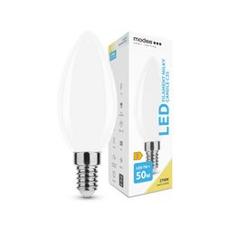 LED lámpa B35 gyertya filament 7W- 50W E14 806lm 827 220-240V AC 35000h 360° 2700K Modee - ML-MCF2700K7WE14