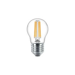 LED lámpa P45 kisgömb filament 6,5W- 60W E27 806lm 827 220-240V AC CorePro LEDLuster Philips - 929002029092