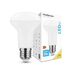 LED lámpa R63 tükrös 8W- 50W E27 640lm 827 220-240V AC 25000h 110° 2700K A-series Modee - ML-R632700K8WE27A