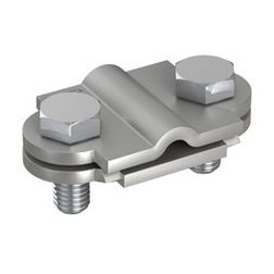 Leválasztókapocs lapos/kör merítetten horganyzott acél 30mm-befogás VI J.PRÖPSTER - 1340