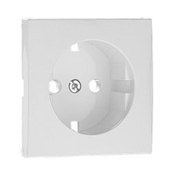 Logus90 fedlap Schuko dugaljhoz fehér üres-jel IP20 műanyag matt Elko EP - 90631TBR