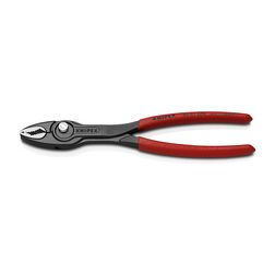 Markolófogó d4..22mm  csőhöz/kulcsnyíláshoz piros 22mm-max. átfogás 5-poz. 200mm TwinGrip KNIPEX - 8201200