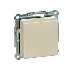 Merten-SM 162 dugalj földelt csapófedéllel gyerekzárral krém IP20 süllyesztett rugós Schneider - MTN2310-0344