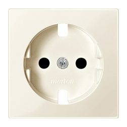 Merten-SM 162 dugalj földelt gyerekzárral krém IP20 süllyesztett Schneider - MTN2330-0344