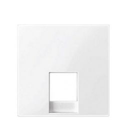 Merten-SM fedlap RJ11 telefoncsatlakozóhoz műanyag fehér aktívfehér antibakteriális Schneider - MTN469625