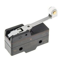 Mikrokapcsoló hosszú lemezkar-görgő műanyag 1ny 1z 15A/AC15/230V IP00 Z-15GW255-B OMRON - 151808