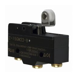 Mikrokapcsoló rövid lemezkar-görgő műanyag 1ny 1z 15A/AC15/230V IP00 Z-15GW22-B OMI OMRON - 377795