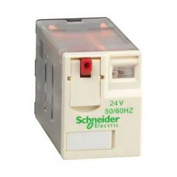 Miniatűr relé 6A 4v 24V50Hz monostabil IP20 Zelio RXM Schneider - RXM4AB1B7