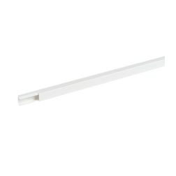 Minicsatorna öntapadós 24mm x 14mm 2000mm kezeletlen műanyag fényesfehér DLP ECO mini LEGRAND - 638139