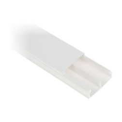 Minicsatorna válaszfallal 50mm x 20mm 2000mm kezeletlen műanyag fényesfehér DLP ECO mini LEGRAND - 638168