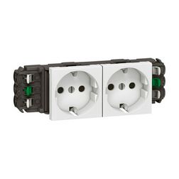 Mosaic 162/2 dugalj sínes földelt központi fedlap fehér IP40 csatornába DLP LEGRAND - 077402