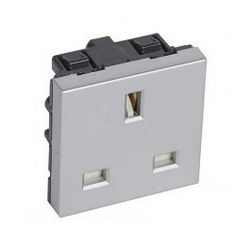 Mosaic 162 dugalj BS brit szabvány központi fedlap alumínium IP20 modultartó LEGRAND - 678198