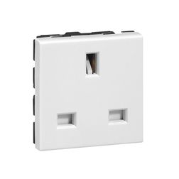 Mosaic 162 dugalj BS brit szabvány központi fedlap fehér IP41 süllyesztett csavaros LEGRAND - 077505