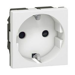 Mosaic 162 dugalj földelt központi fedlap gyerekzárral fehér IP20 modultartó LEGRAND - 077211