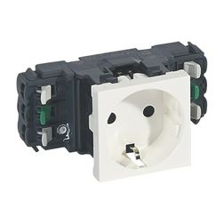 Mosaic 162 dugalj sínes földelt központi fedlap fehér IP40 csatornába szorítókapcsos DLP LEGRAND - 077401