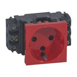 Mosaic 162 dugalj sínes földelt központi fedlap piros IP20 csatornába csavaros DLP LEGRAND - 077621