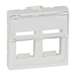 Mosaic adapterkeret 2xKeystone adatcsatlalkozóhoz fehér LEGRAND - 078610