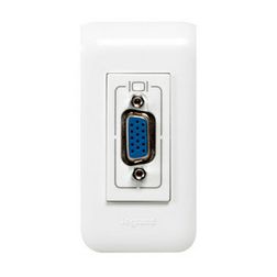 Mosaic adatcsatlakozó betét közp. fedéllel HD15 0,15m kábellel fehér címketartóval LEGRAND - 078777