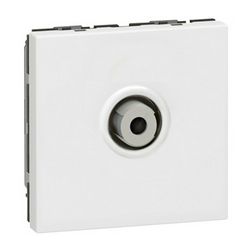 Mosaic antenna aljzat modul F TV süllyesztett fehér 1-kimenet végzáró 1dB/860MHz LEGRAND - 078780