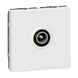 Mosaic antenna aljzat modul TV csillagpontos süllyesztett fehér 1-kimenet végzáró LEGRAND - 078782