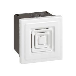 Mosaic berregő betét fedlappal 230VAC 70dB(A) 25mA 2modul süllyesztett fekete LEGRAND - 076641