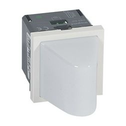 Mosaic jelzőlámpa betét központi fedéllel 0.7W 24V zöld-fényű süllyesztett műanyag fényes LEGRAND - 078562