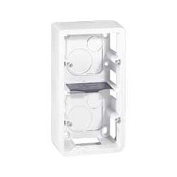 Mosaic kiemelődoboz 1-es függőleges fehér műanyag IP2X LEGRAND - 080282