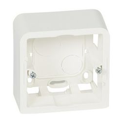 Mosaic kiemelődoboz 1-es vízszintes és függőleges fehér műanyag IP2X LEGRAND - 080281