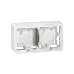 Mosaic kiemelődoboz 1-es vízszintes fehér műanyag IP2X LEGRAND - 080285