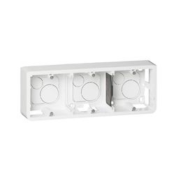 Mosaic kiemelődoboz 1-es vízszintes fehér műanyag IP2X LEGRAND - 080286