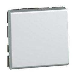 Mosaic N101 nyomó 2M moduláris 1- billentyűs 1z alumínium IP31 süllyesztett dmax. műanyag LEGRAND - 079240