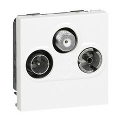 Mosaic végzáró TV-RD-SAT 2M fehér végzáró LEGRAND - 078786