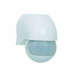 Mozgásérzékelő állítható: vízsz./függpl. 12m/előre 180° PIR 1200W 230V fehér IP44 ANCO - 321127