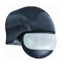 Mozgásérzékelő falra 12m/előre 180° PIR 1000W 230V fekete IP44 McGuard mini BM180sw GROTHE - 94515