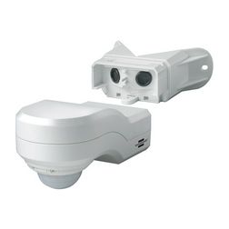 Mozgásérzékelő falra 12m/előre 240° 1000W 230V fehér IP44 LECTRA - 1170910