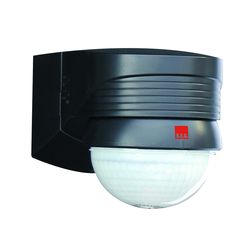 Mozgásérzékelő kültéri falra 16x20m 280° PIR 2000W 230V fekete IP44 LC-Plus 280 B.E.G. - 91028