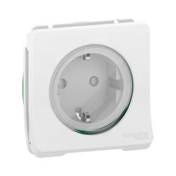 MurevaStyl 162 dugalj földelt fehér IP55 falonkívüli Schneider - MUR39134