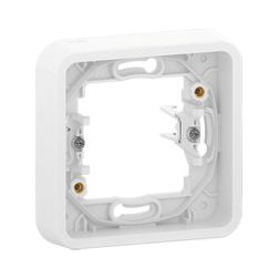 MurevaStyl keret körmös 1-es polárfehér vízszintes és függőleges IP55 műanyag Schneider - MUR39108